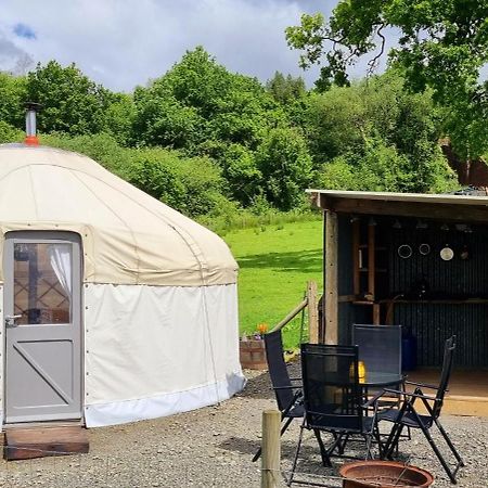 Bronfelen Yurt Hotel Cynghordy Exterior foto