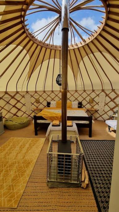 Bronfelen Yurt Hotel Cynghordy Exterior foto