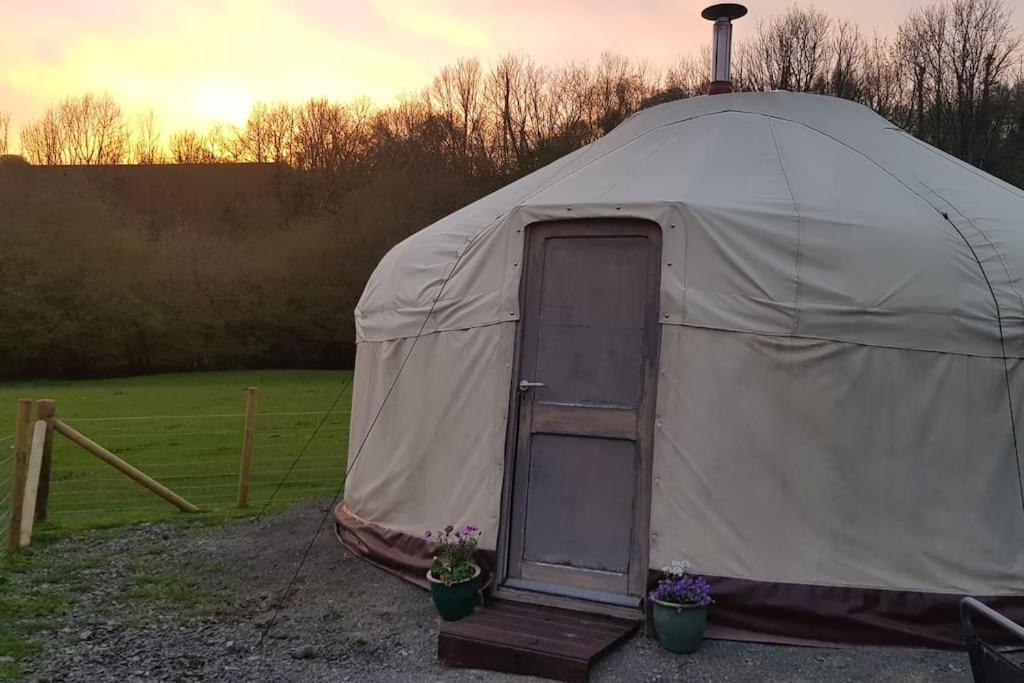 Bronfelen Yurt Hotel Cynghordy Exterior foto