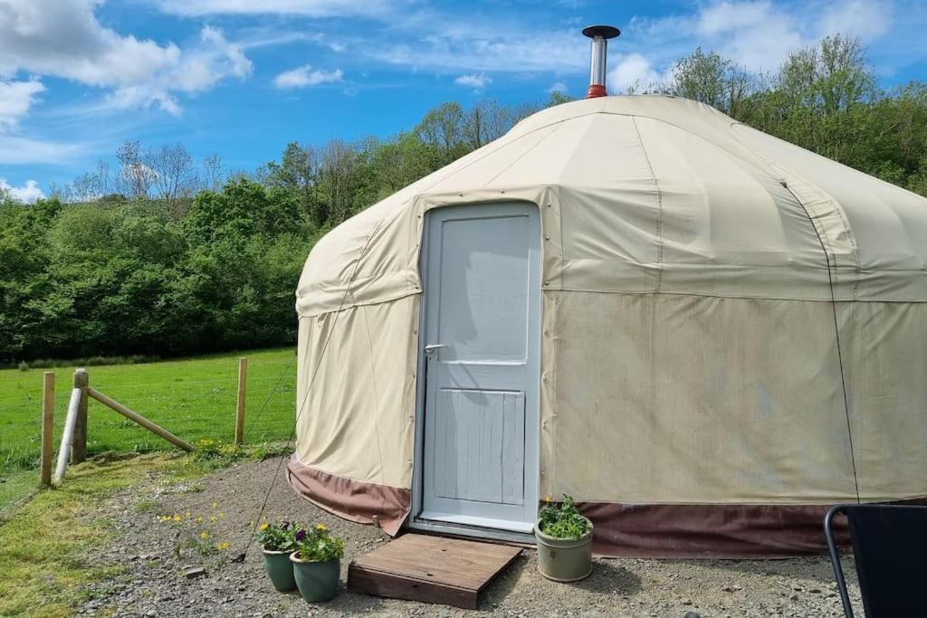 Bronfelen Yurt Hotel Cynghordy Exterior foto